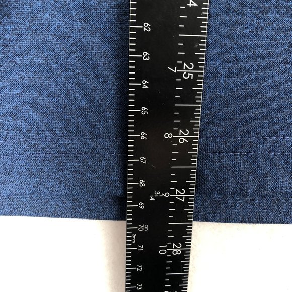 Pebble Beach Men's Size Medium Performance Blue Half Zip Golf Pullover - Picture 5 of 8